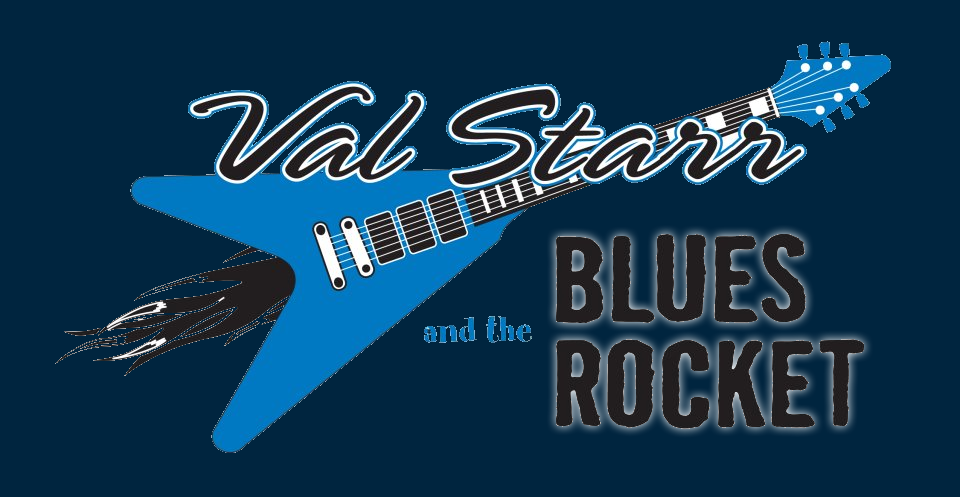 Val Starr & the Blues Rocket Band Logo, link to Home Page.